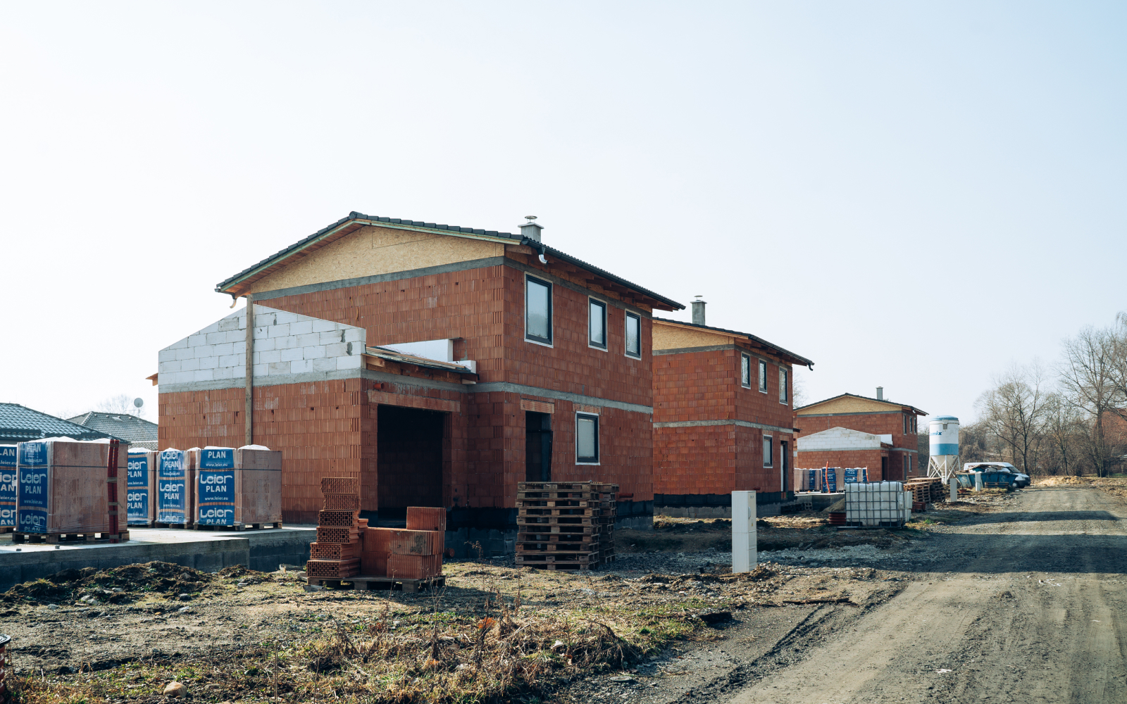 Fotografie z výstavby projektu 