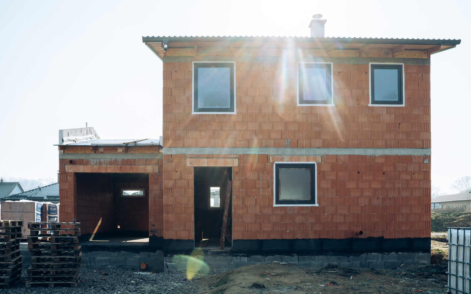 Fotografie z výstavby projektu 