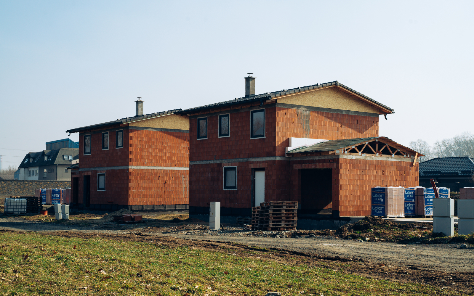 Fotografie z výstavby projektu 